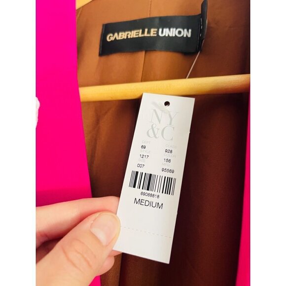 NWT NYC Gabrielle Union Wrapped Blazer Size M - Picture 4 of 7